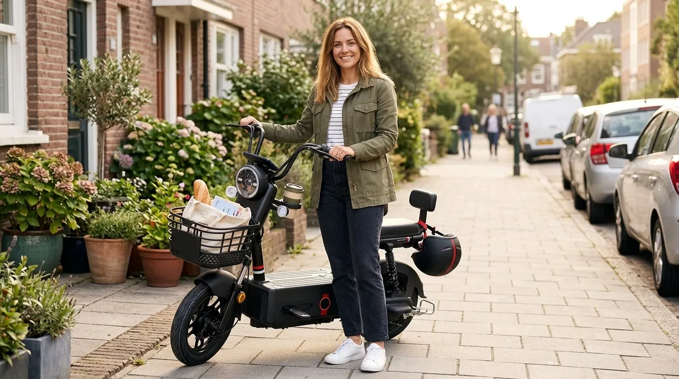 Características técnicas da bicicleta elétrica scooter