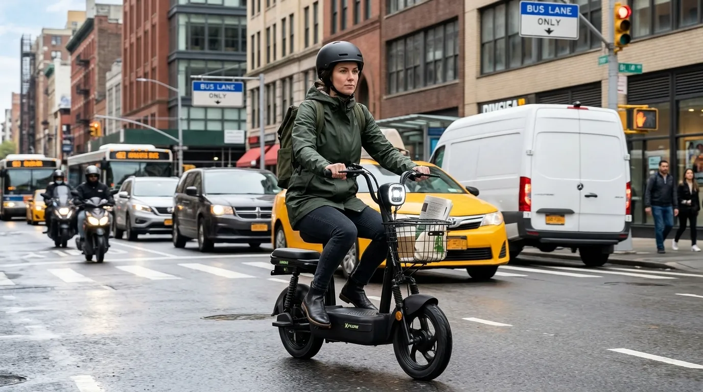 Bicicleta Motorizada Feminina Confortável com Desconto