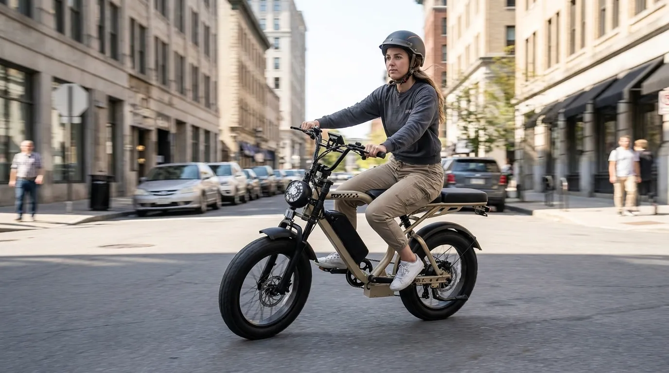 Recursos técnicos e bateria da bicicleta elétrica urbana Xroy UCITYS