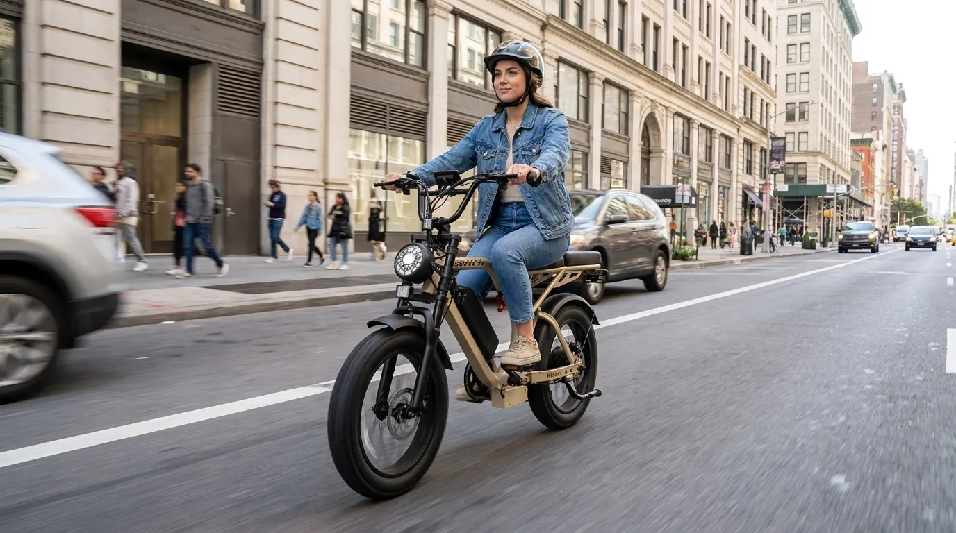 Bicicleta elétrica urbana Xroy UCITYS desempenho prático