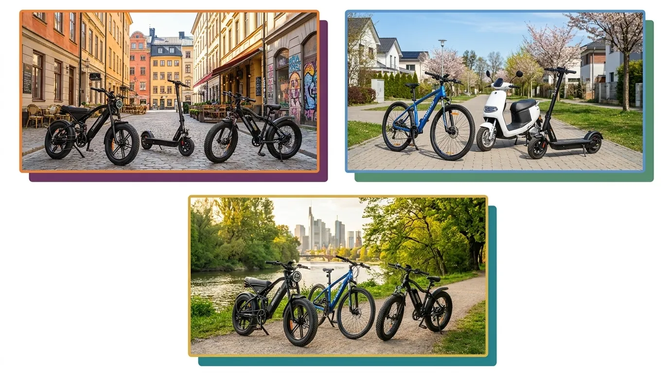 Escolha consciente de bicicletas elétricas