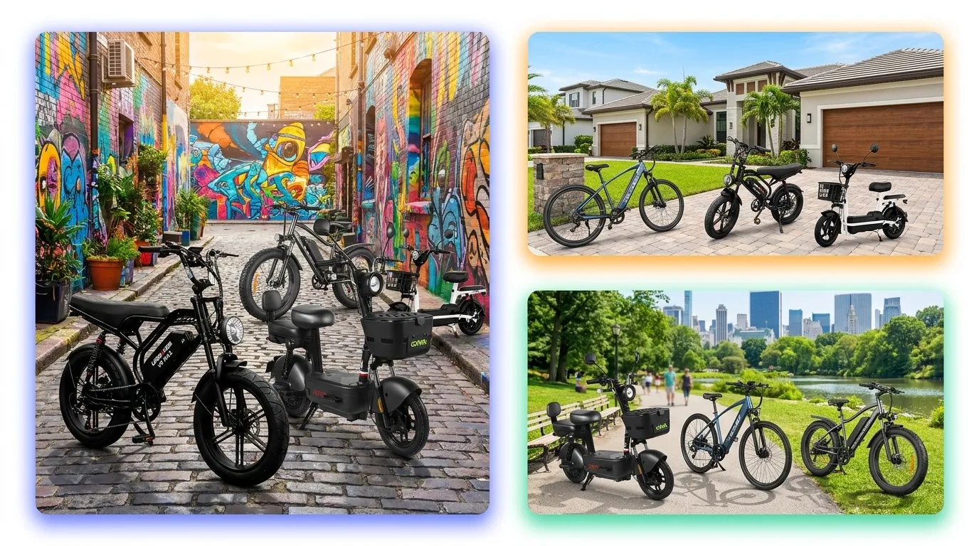 Comparação de custos em bicicletas elétricas