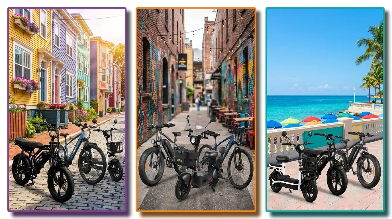 Diferença de preço entre bicicletas elétricas aro 26 e aro 29