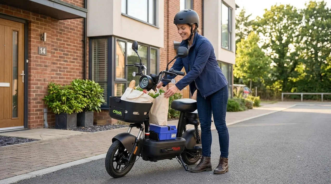Detalhes de conforto, ergonomia e segurança da Cavalletta C3